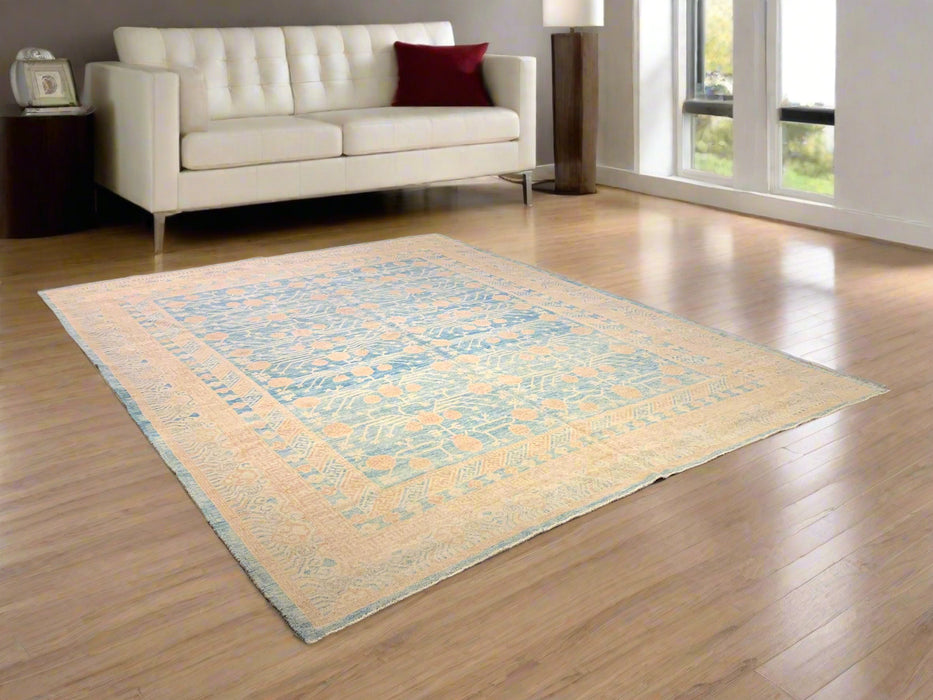 Khotan Pomegranate design Oriental Rug, size 9' 3" x 11' 9"  (D)