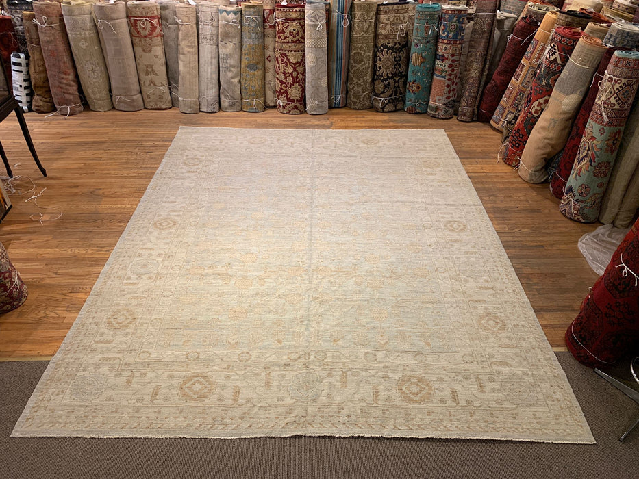 Hand-Knotted Sultanabad Vegetable-Dyed Wool Rug, 10' 3" x 12' 10"  (K)