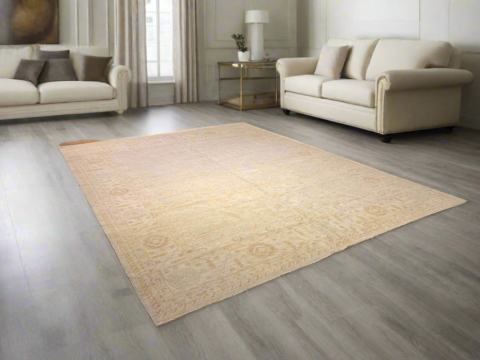 Hand-Knotted Sultanabad Vegetable-Dyed Wool Rug, 10' 3" x 12' 10"  (K)