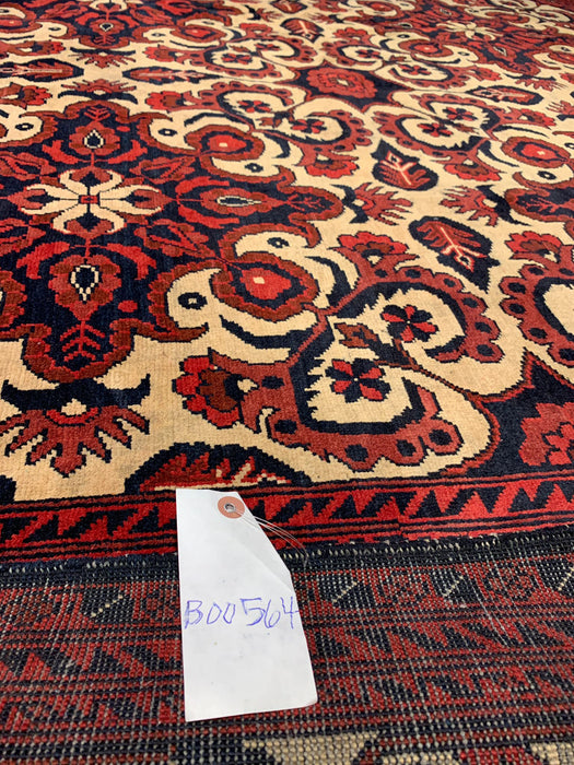 Terkaman Tribal Afghan Oriental Rug, size 9' 8" x 12' 2" (C)