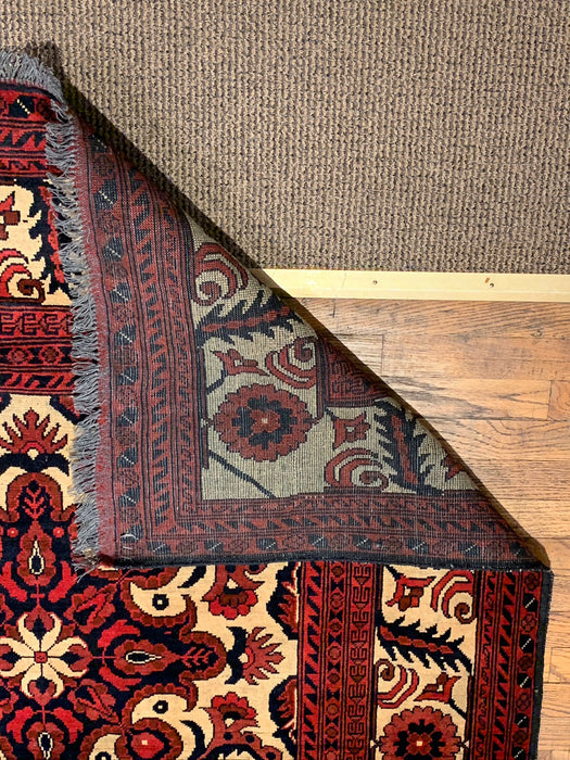 Terkaman Tribal Afghan Oriental Rug, size 9' 8" x 12' 2" (C)