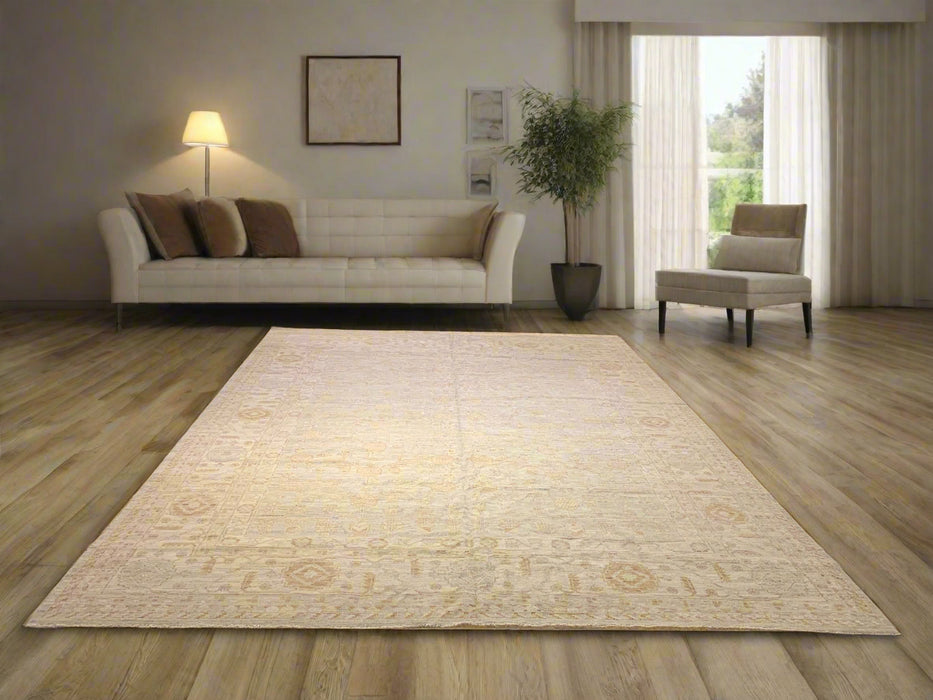 Hand-Knotted Sultanabad Vegetable-Dyed Wool Rug, 10' 3" x 12' 10"  (K)