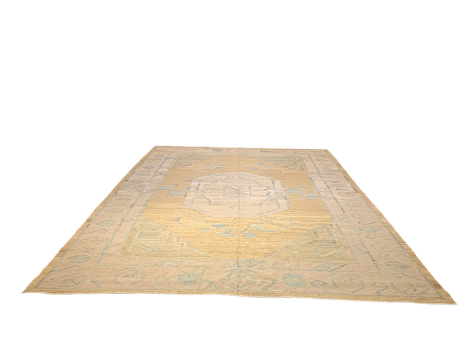 Khotan Pomegranate design Oriental Rug, size 9' 6" x 12' 3"  (D)