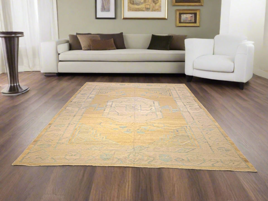 Khotan Pomegranate design Oriental Rug, size 9' 6" x 12' 3"  (D)