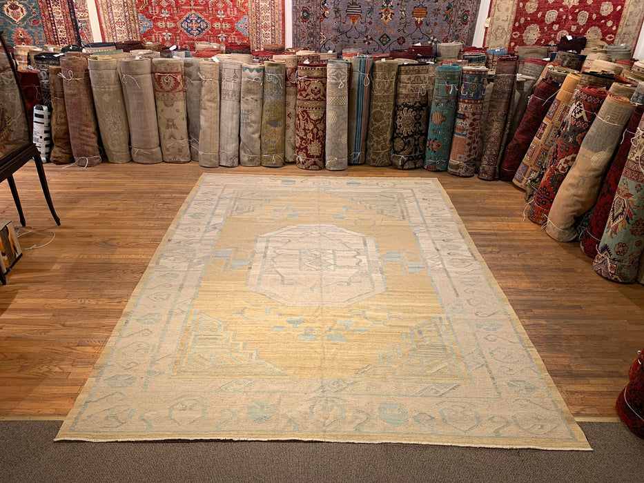 Khotan Pomegranate design Oriental Rug, size 9' 6" x 12' 3"  (D)