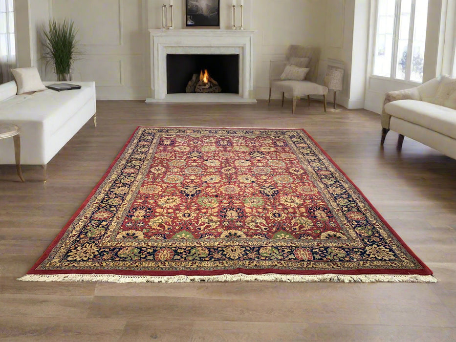 Sultanabad 100% wool Hand Made Rug - size 9' 1" x 12' 2"  (P)