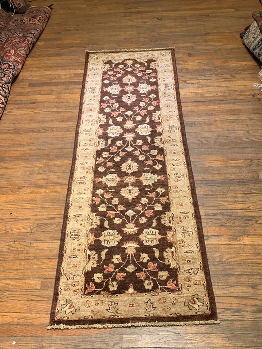 Hand-Knotted Sultanabad Vegetable-Dyed Wool Rug, 2' 7" x 8' 1"  (K)