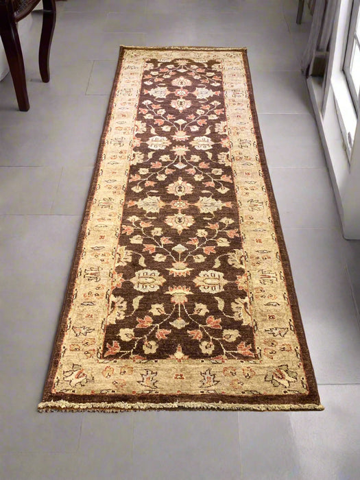 Hand-Knotted Sultanabad Vegetable-Dyed Wool Rug, 2' 7" x 8' 1"  (K)