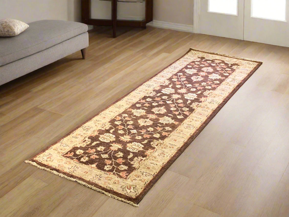 Hand-Knotted Sultanabad Vegetable-Dyed Wool Rug, 2' 7" x 8' 1"  (K)