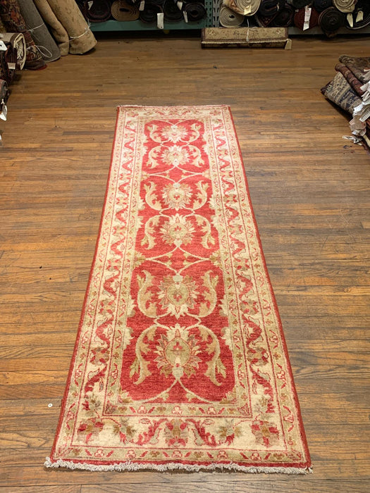Hand-Knotted Sultanabad Vegetable-Dyed Wool Rug, 2' 8" x 8' 10" (K)