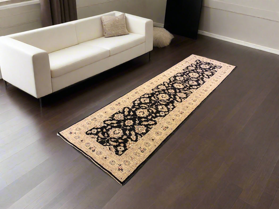 Hand-Knotted Sultanabad Vegetable-Dyed Wool Rug, 2' 9" x 9' 4"   (K)