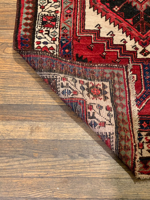 Timeless Beauty, Woven by Hand. Antique Bidjar Persian Rug, size 2' 11" x 10' 5"