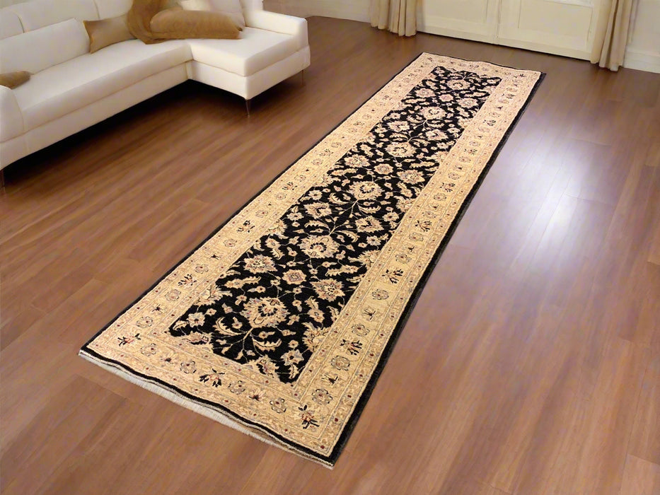 Hand-Knotted Sultanabad Vegetable-Dyed Wool Rug, 2' 7" x 9' 8"  (K)