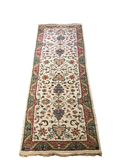 Sultanabad 100% wool Hand Made Rug - size 2" x  8" (P)