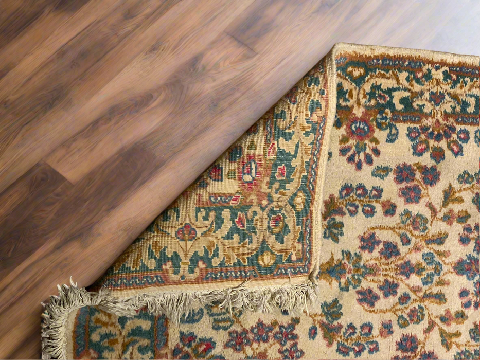 Timeless Beauty, Woven by Hand. Antique Persian Kirman Rug, size 2' 5" x 7' 11"