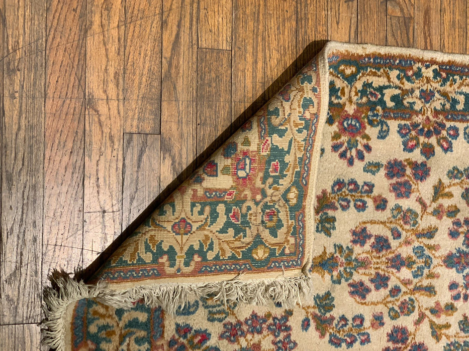 Timeless Beauty, Woven by Hand. Antique Persian Kirman Rug, size 2' 5" x 7' 11"