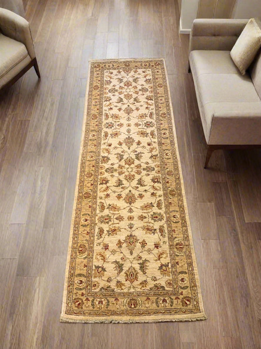 Hand-Knotted Sultanabad Vegetable-Dyed Wool Rug, 2' 8" x 8' 7"  (K)