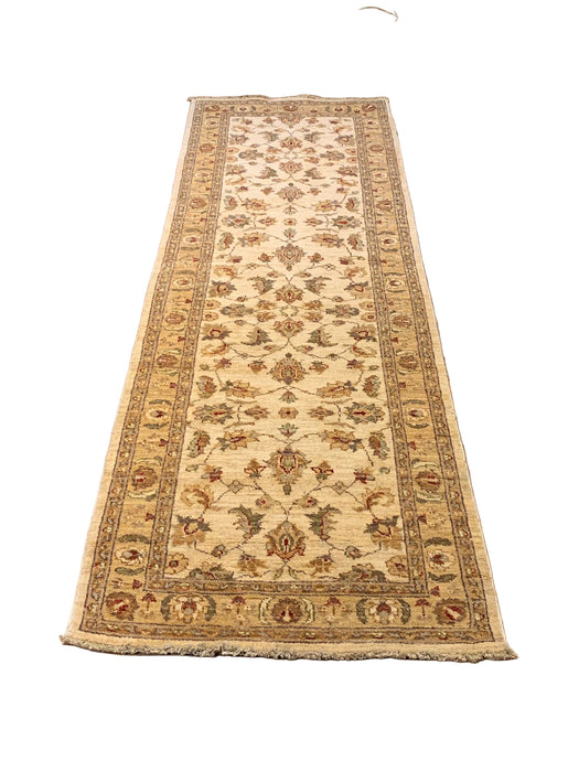 Hand-Knotted Sultanabad Vegetable-Dyed Wool Rug, 2' 8" x 8' 7"  (K)