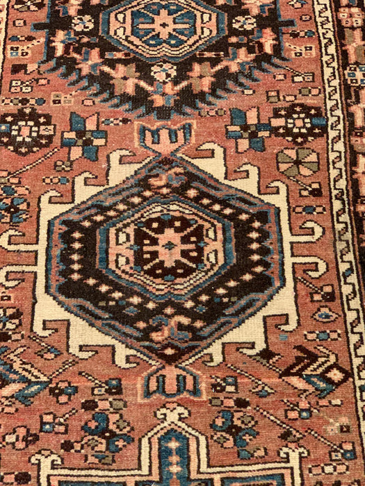 Timeless Beauty, Woven by Hand. Antique Persian Heriz Rug, size 2' 9" x 10' 11"