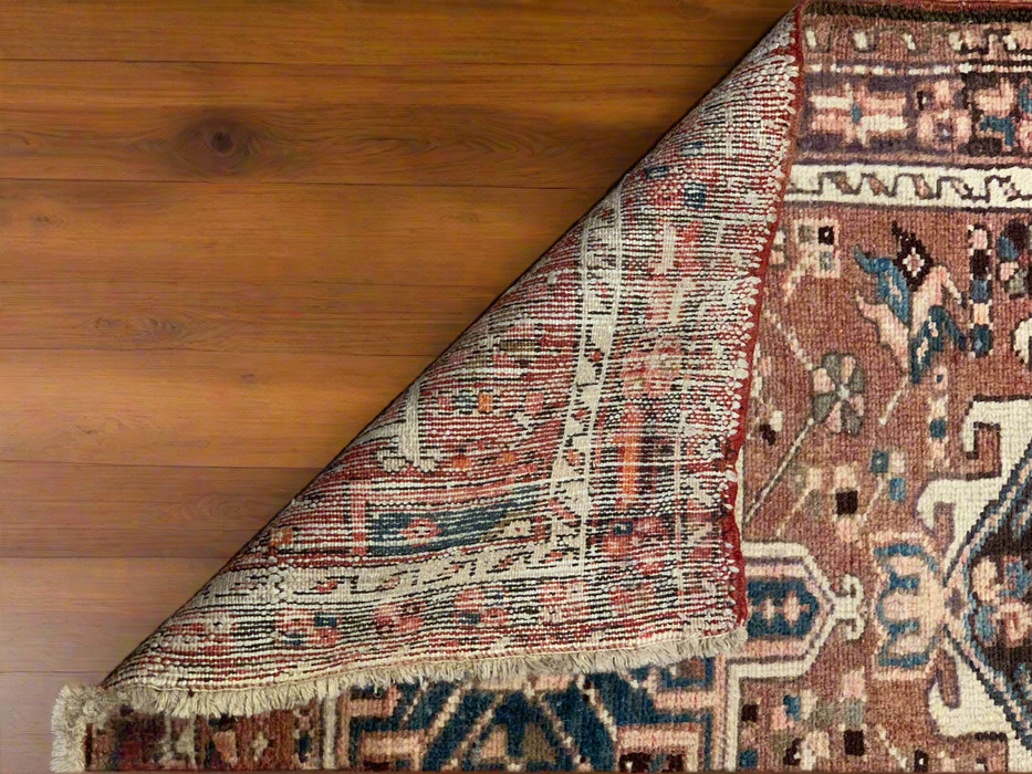 Timeless Beauty, Woven by Hand. Antique Persian Heriz Rug, size 2' 9" x 10' 11"