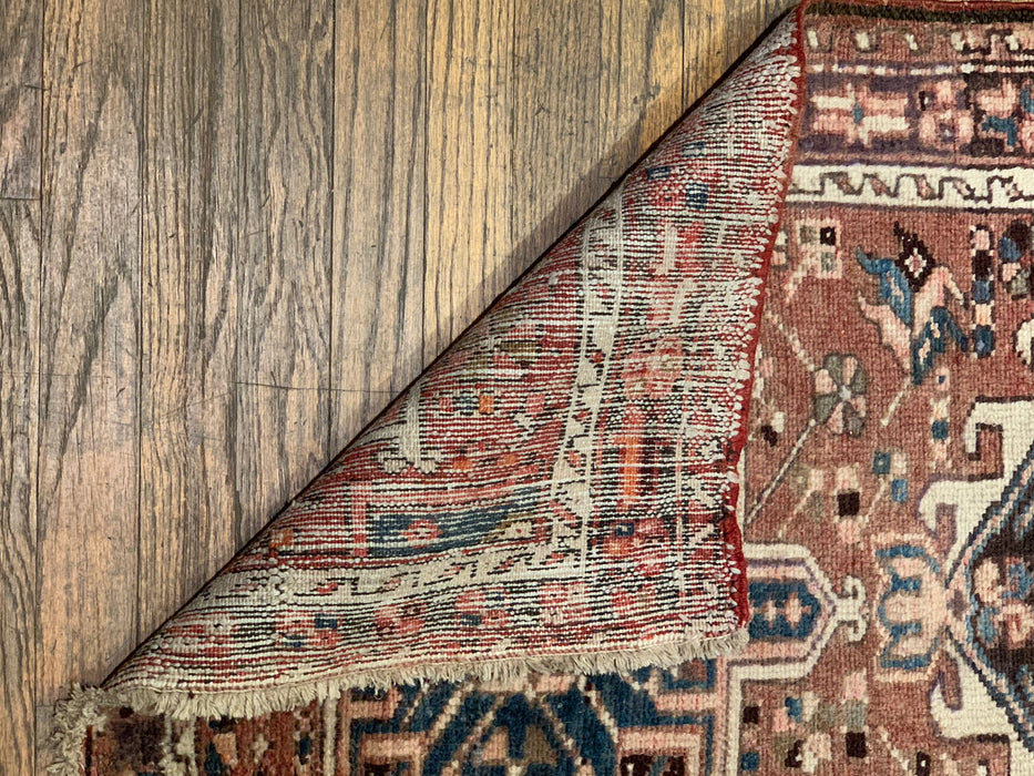 Timeless Beauty, Woven by Hand. Antique Persian Heriz Rug, size 2' 9" x 10' 11"