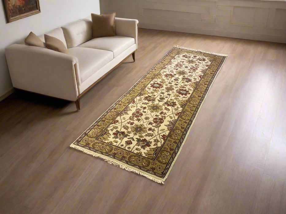 Sultanabad 100% wool Hand Made Rug - size 2' 6" x 8" (P)