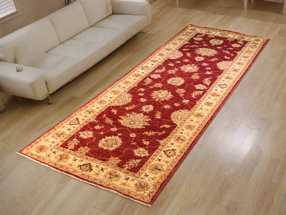 Hand-Knotted Sultanabad Vegetable-Dyed Wool Rug, 2' 10" x 8' 8" (K)