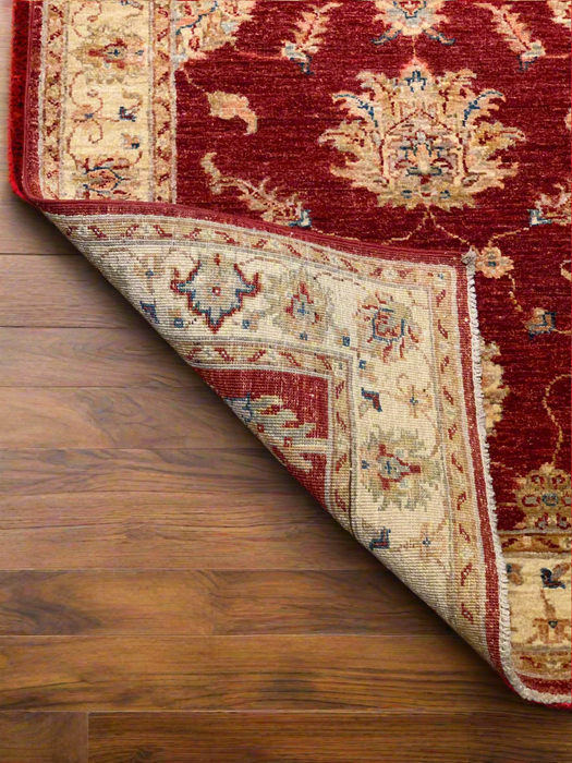 Hand-Knotted Sultanabad Vegetable-Dyed Wool Rug, 2' 10" x 8' 8" (K)