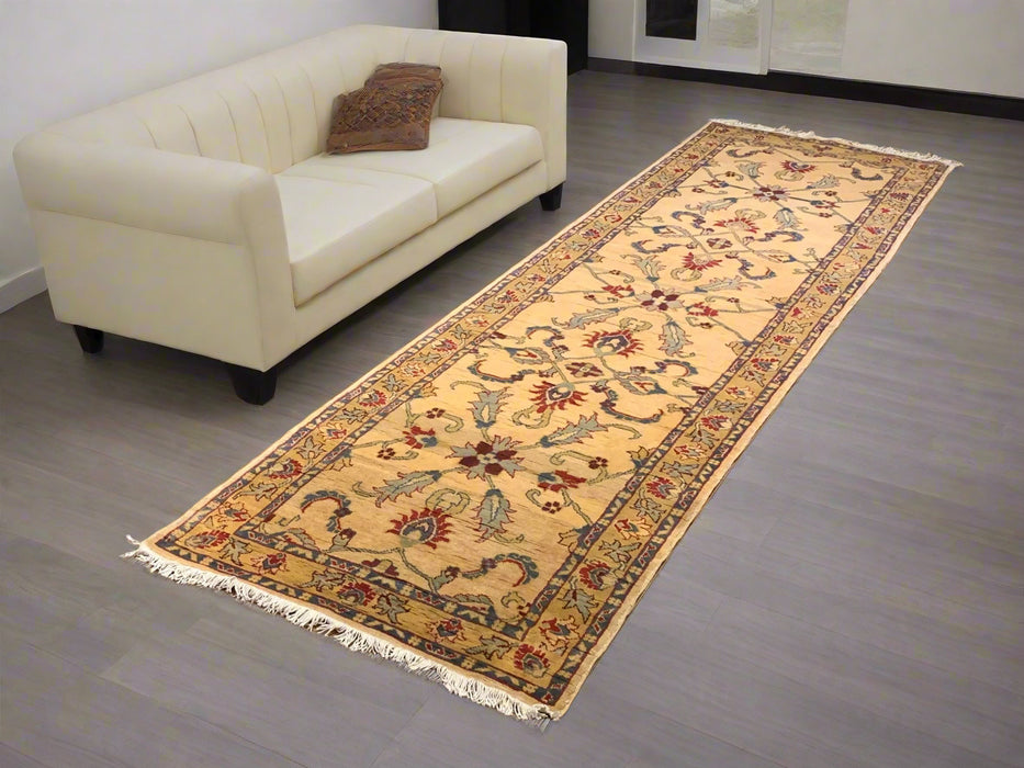 Hand-Knotted Sultanabad Vegetable-Dyed Wool Rug, 2' 8" x 8' 10"  (K)
