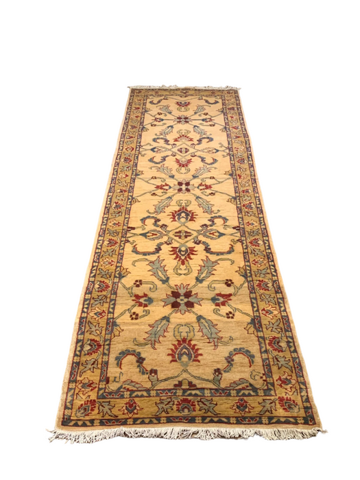 Hand-Knotted Sultanabad Vegetable-Dyed Wool Rug, 2' 8" x 8' 10"  (K)