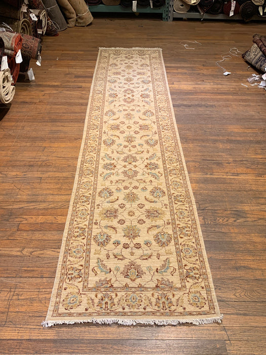Hand-Knotted Sultanabad Vegetable-Dyed Wool Rug, 2' 5"x 11' 1"  (K)