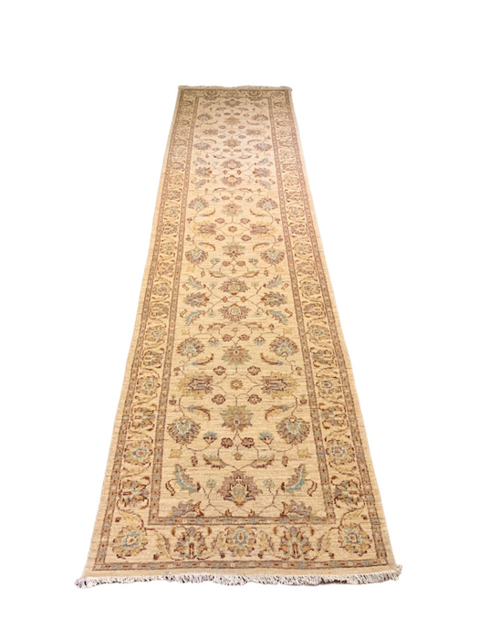 Hand-Knotted Sultanabad Vegetable-Dyed Wool Rug, 2' 5"x 11' 1"  (K)