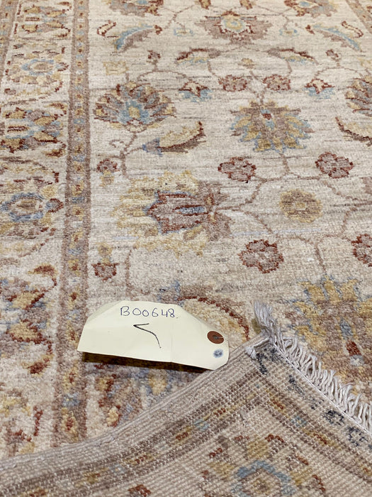 Hand-Knotted Sultanabad Vegetable-Dyed Wool Rug, 2' 5"x 11' 1"  (K)