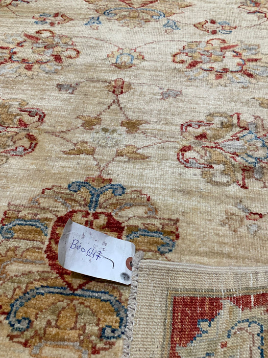 Hand-Knotted Sultanabad Vegetable-Dyed Wool Rug, 2' 11" x 8' 1" (K)