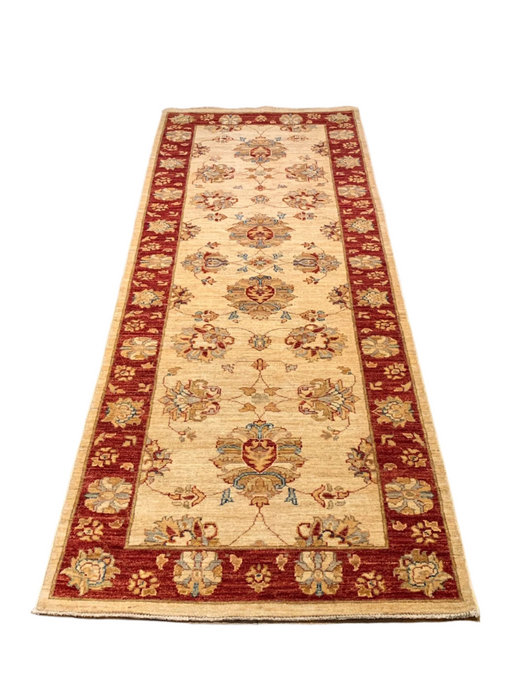 Hand-Knotted Sultanabad Vegetable-Dyed Wool Rug, 2' 11" x 8' 1" (K)