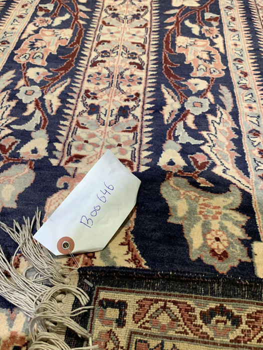 Hand-Knotted Pakistani Wool Rug, Tribal/Floral Design, 2' 5" x 5' 8" (N) Double