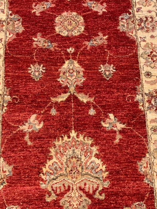 Hand-Knotted Sultanabad Vegetable-Dyed Wool Rug, 2' 6" x 6' 10"  (K)