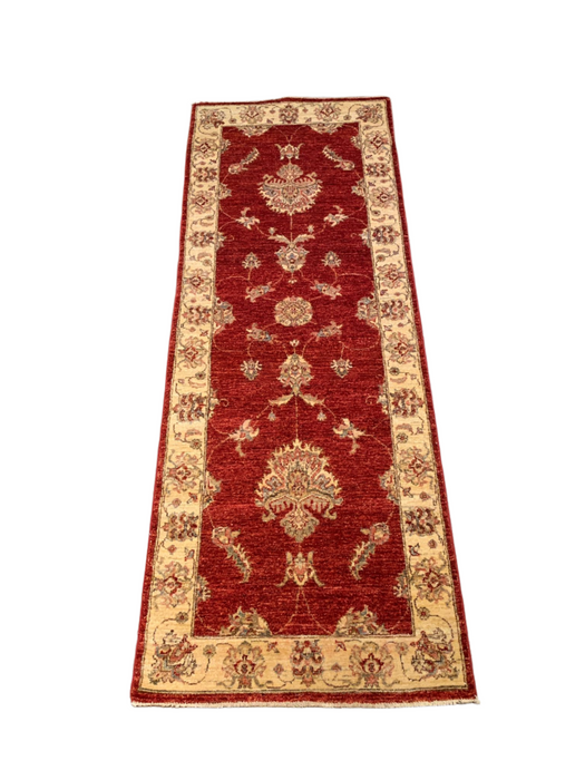 Hand-Knotted Sultanabad Vegetable-Dyed Wool Rug, 2' 6" x 6' 10"  (K)