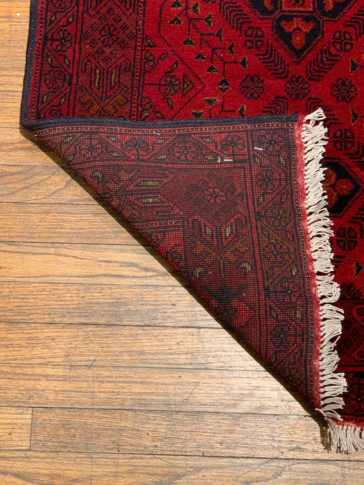 Terkaman Tribal Afghan Oriental Rug, size 2' 8" x 6' 3"  (C)