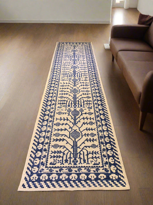 Khotan Pomegranate design Oriental Rug, 3' x 12' (D)