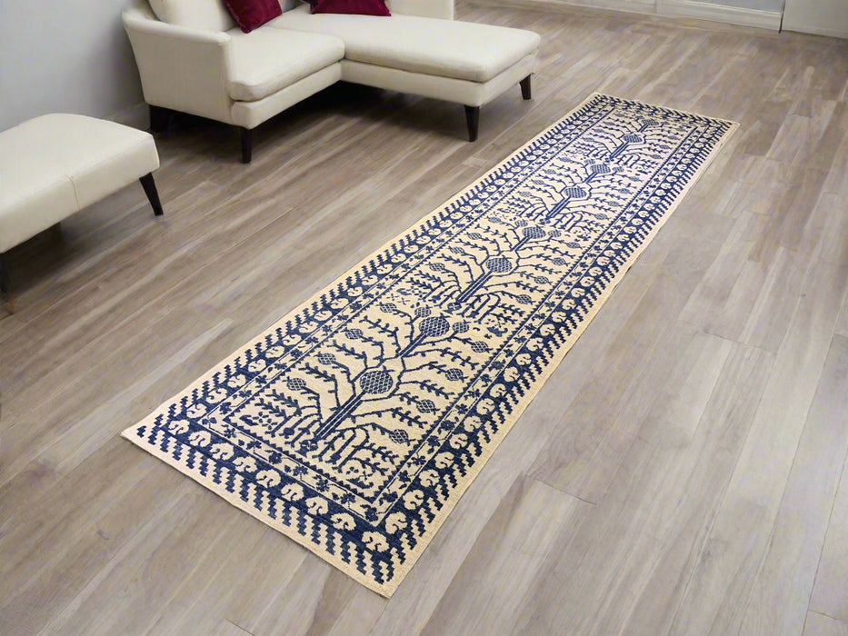 Khotan Pomegranate design Oriental Rug, 3' x 12' (D)