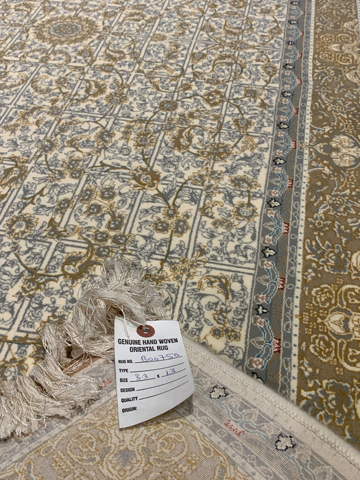 Persian-Inspired. Modern Defined. Turkish Made Rug, size 3' 3" x 13"