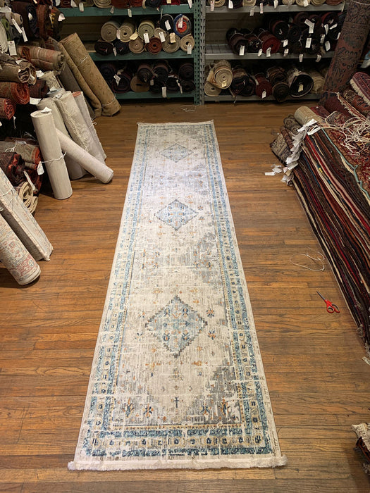 Persian-Inspired. Modern Defined. Turkish Made Rug, size 3' 2"x 12' 10"