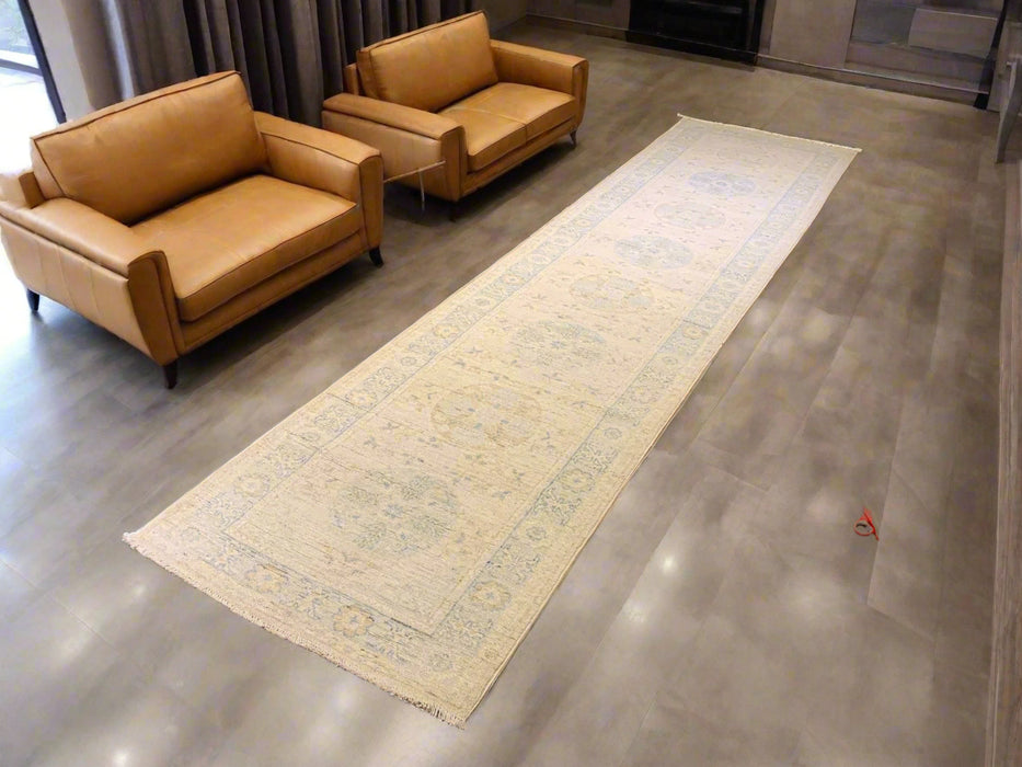 Khotan Pomegranate design Oriental Rug, size 2' 10" x 11' 8" (D)