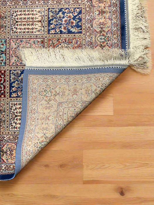 Exquisite 100% Silk Persian Bakhtiar Rug – Elegant and Luxurious, size 2' 6"x 4"