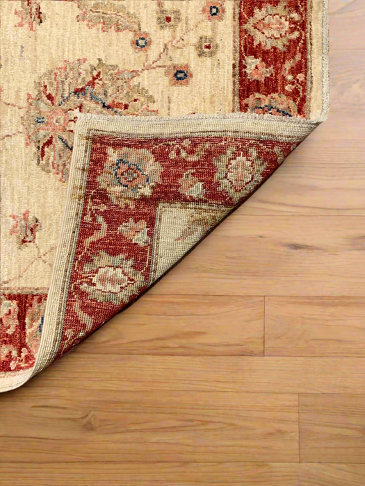 Hand-Knotted Sultanabad Vegetable-Dyed Wool Rug, 2' 8" x 3' 11" (K)