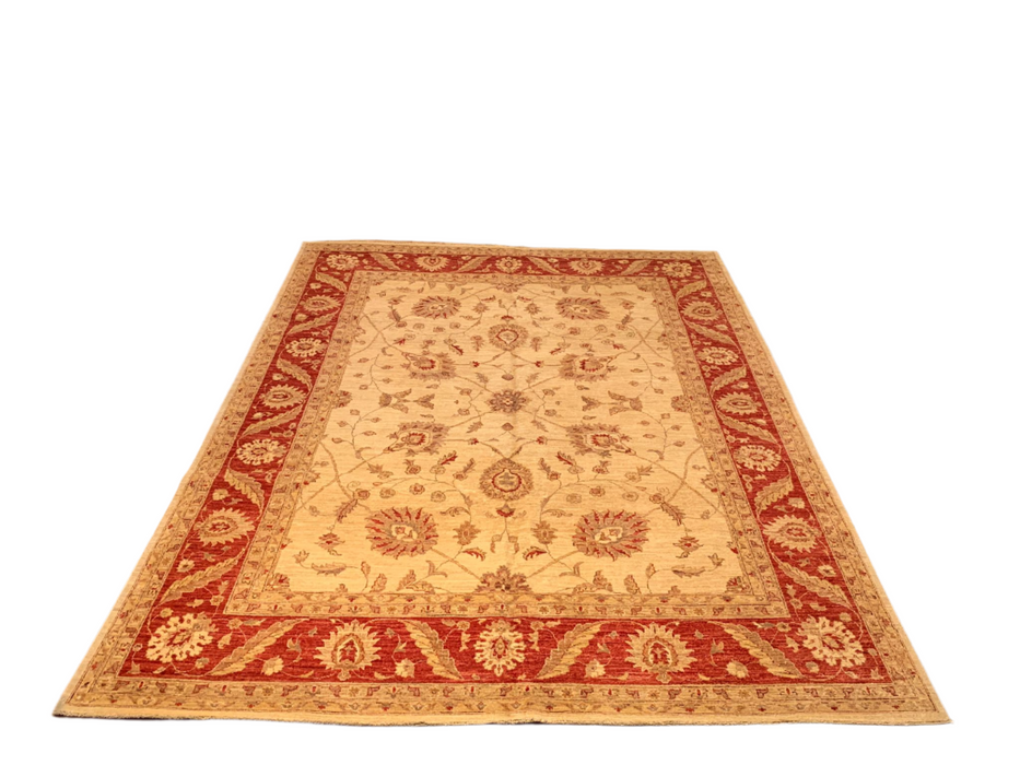 Hand-Knotted Sultanabad Vegetable-Dyed Wool Rug, 7' 11" x 10' 4" (K)