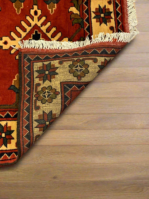 Terkaman Tribal Afghan Oriental Rug, size, 2' 10" x 10' 4"(Q)