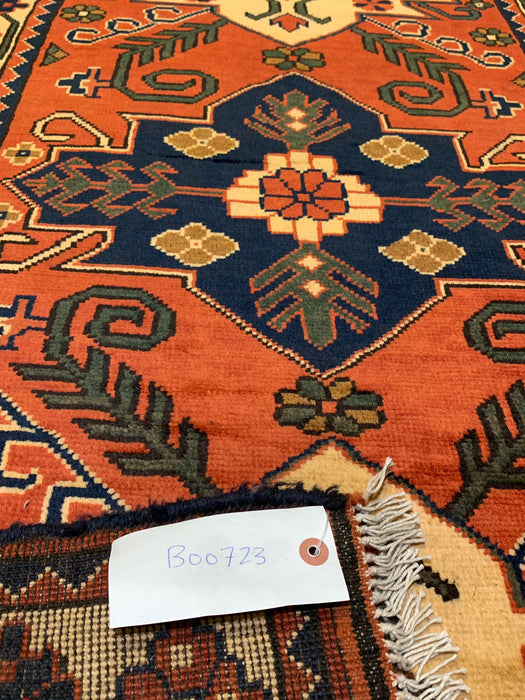 Terkaman Tribal Afghan Oriental Rug, size, 2' 10" x 10' 4"(Q)