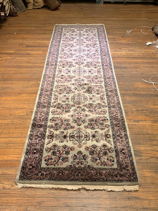 Sultanabad 100% wool Hand Made Rug, 2' 9" x 10' (P)